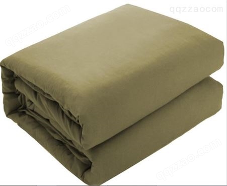 军绿棉被床褥垫被 棉花被子被芯秋冬被加厚救灾被褥子